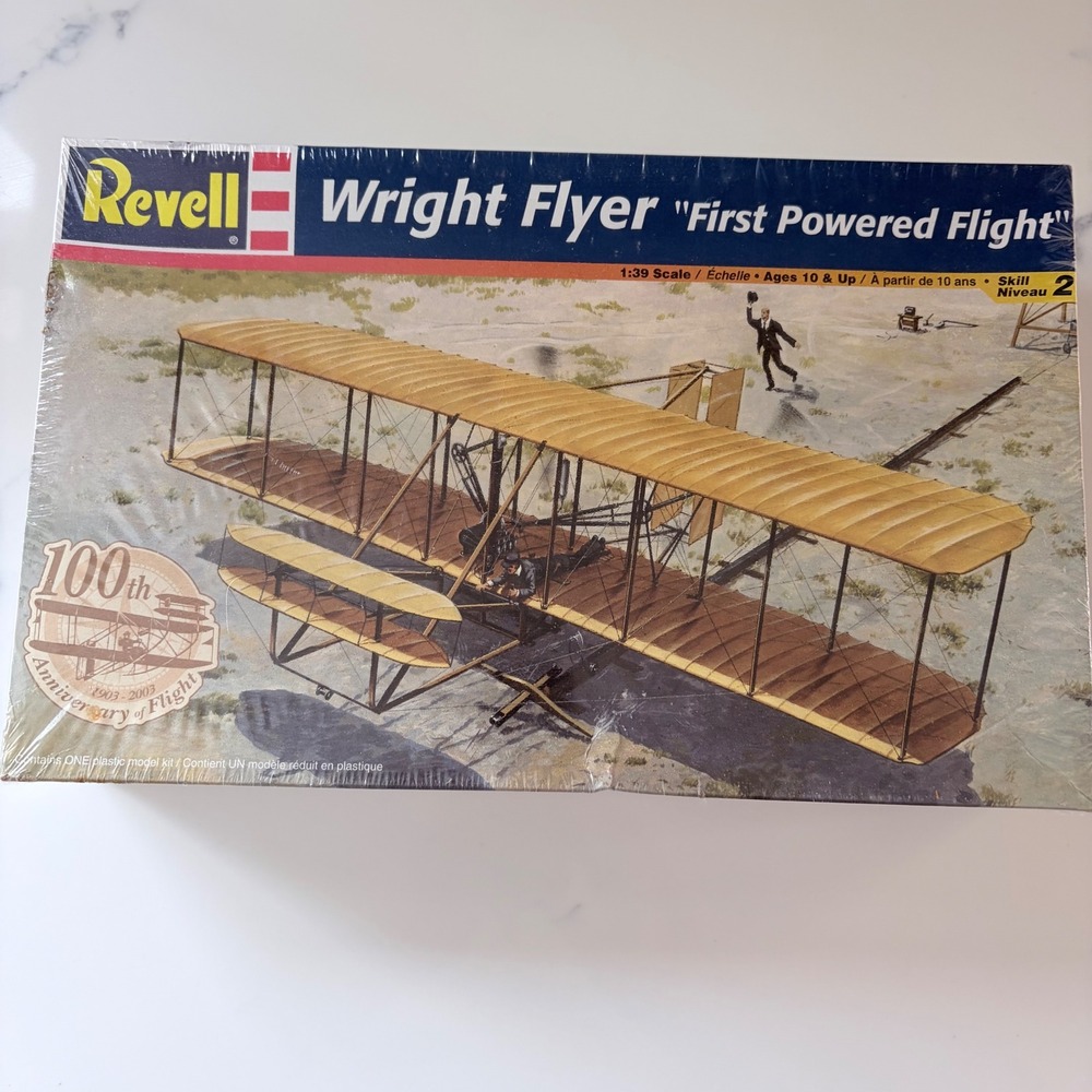 Revell Wright Flyer First Powered Flight 1:39 Scale Model Kit 100th Anniversary